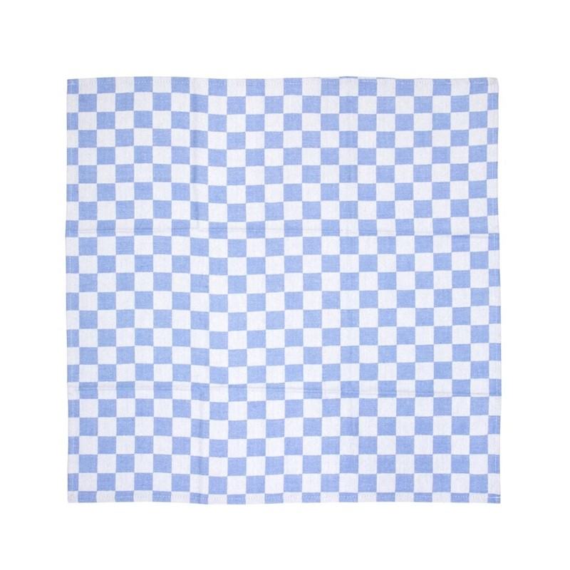 Küchenhandtuch Vogue blau/weiß kariert - 66x66cm